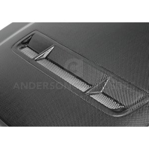 Ford Shelby GT500 Hood - Anderson Composites - Type-GT Carbon Fiber - `10-`14